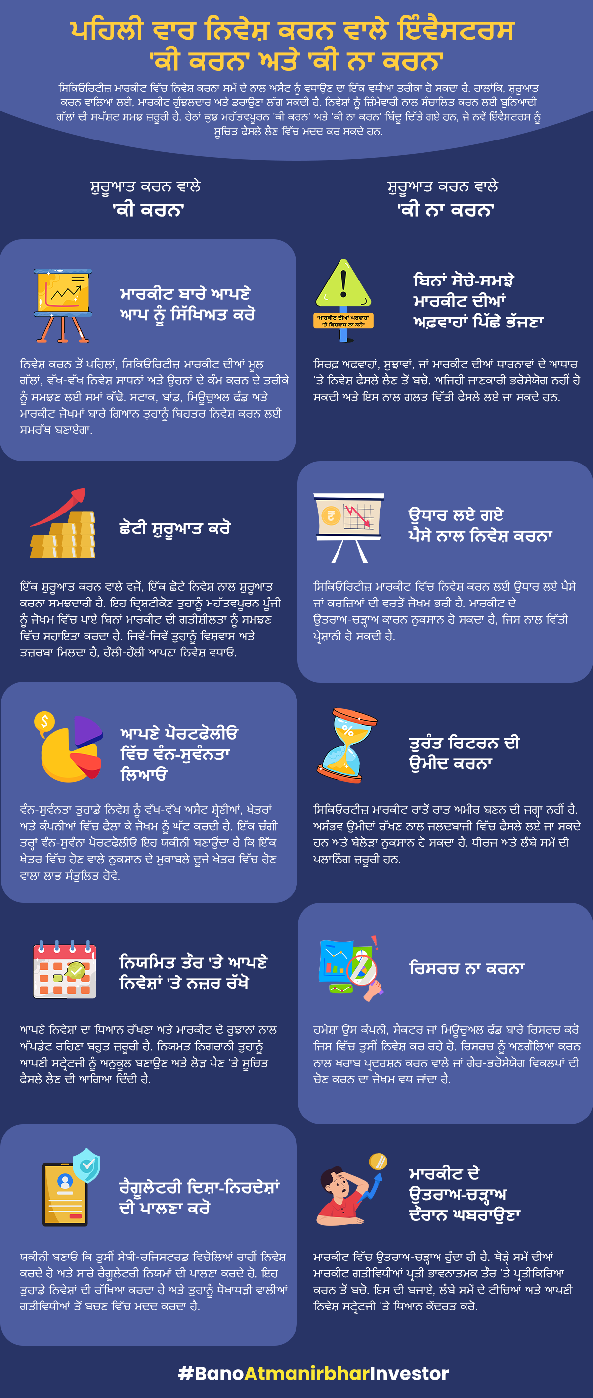 Investor Do'S And Don'Ts Guidelines